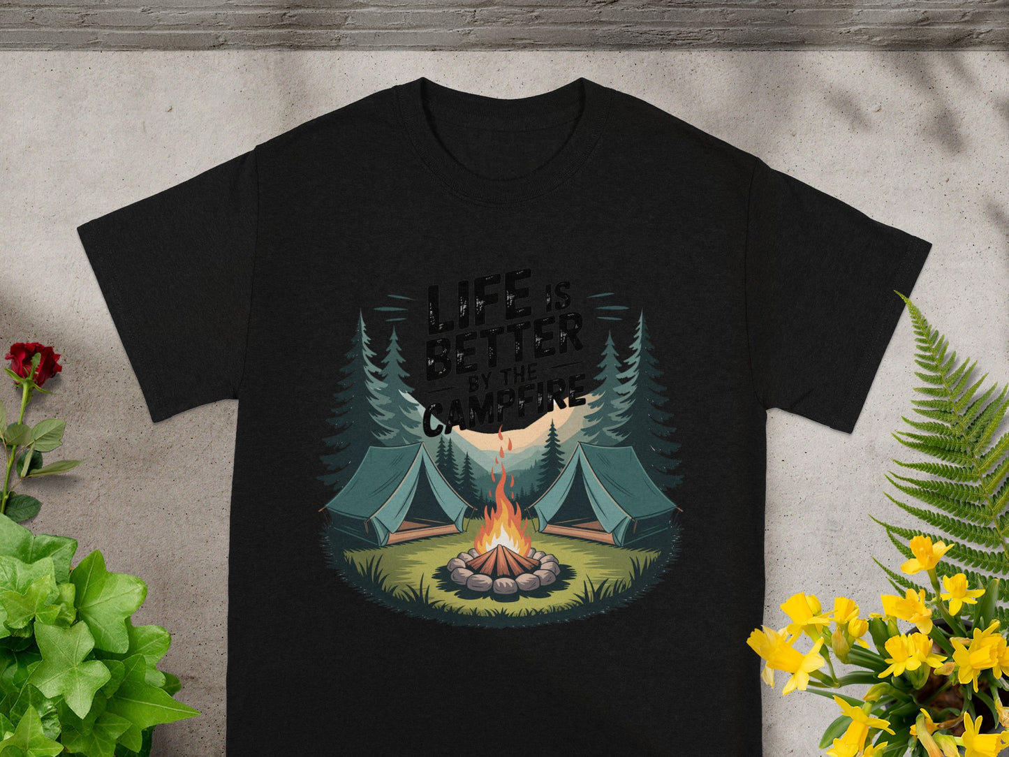 Life is Better by the Campfire Graphic T-shirt