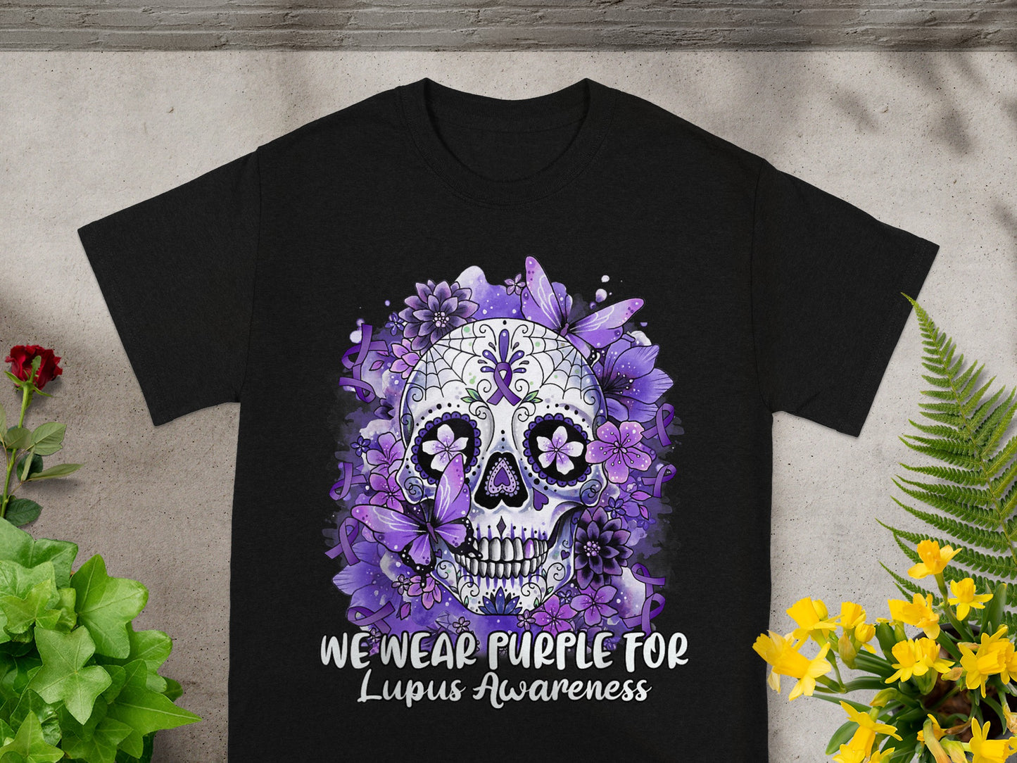 We Wear Purple for Lupus Awareness T-shirt