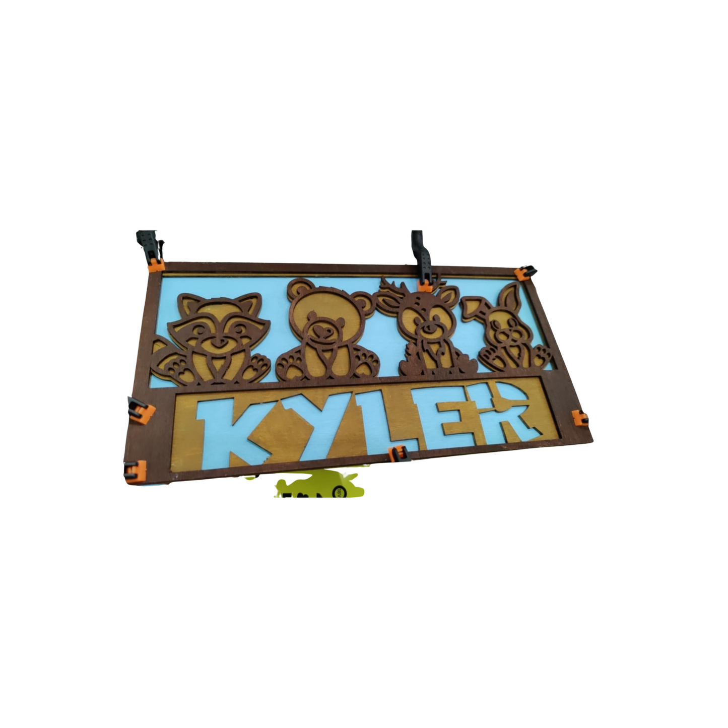 Kids Name Safari Sign
