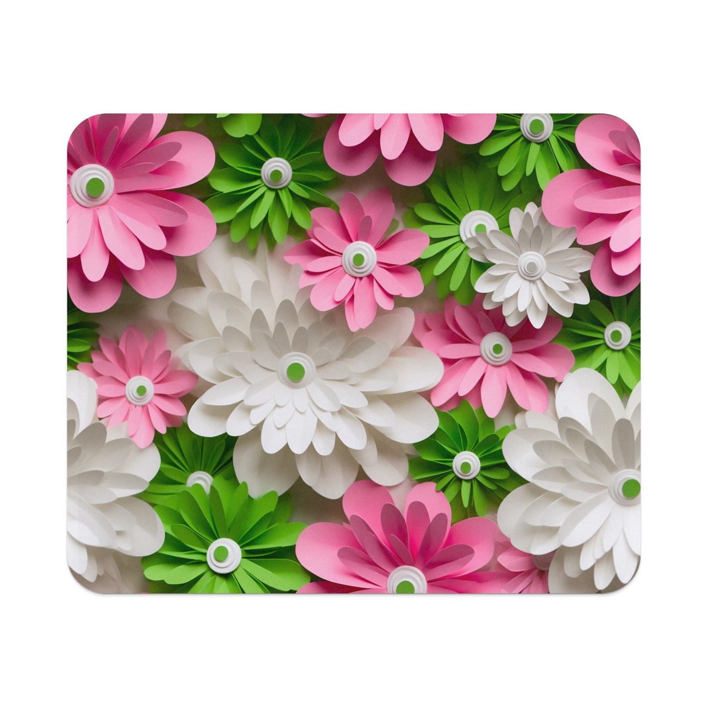 Colorful Floral Pattern Design Mouse Pad Product
