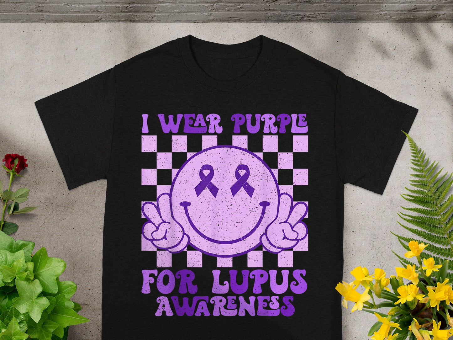 I Wear Purple for Lupus Awareness T-shirt