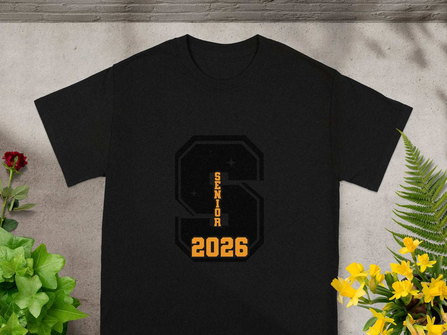Senior 2026 Big S Graphic Design Tshirt