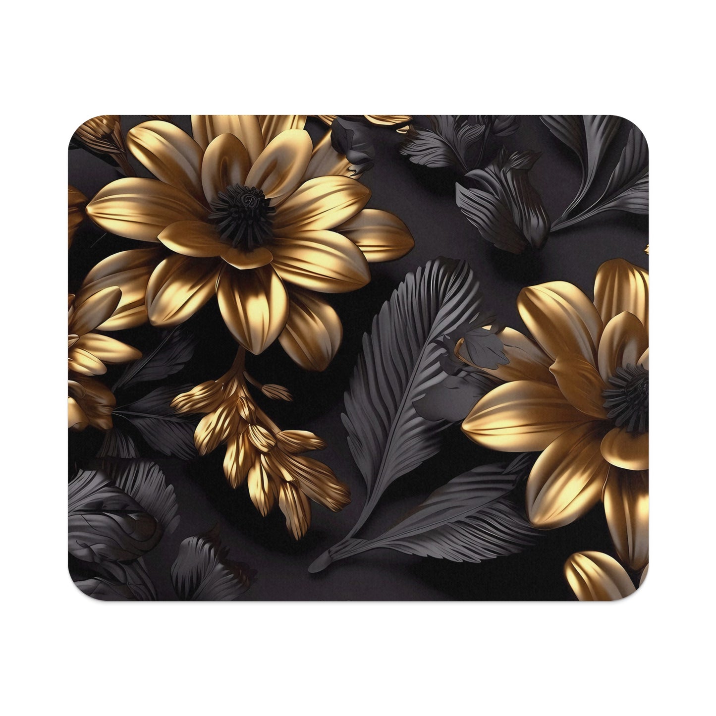 Elegant Gold Black Floral Pattern Decorative product