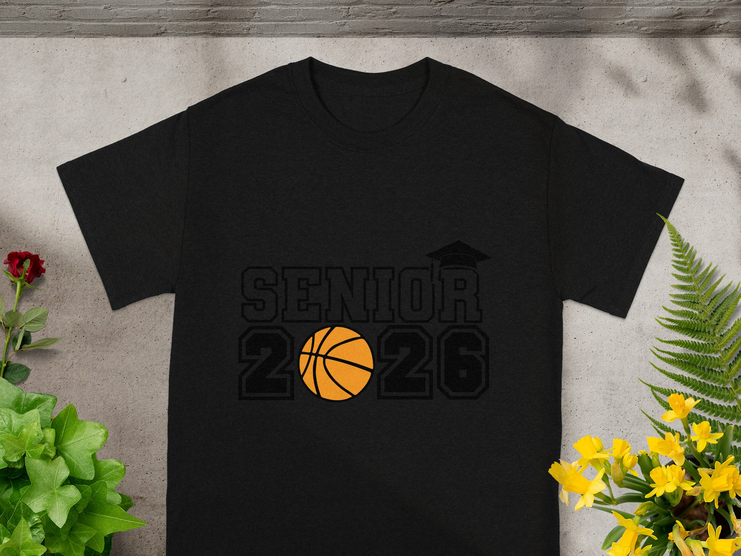 Senior 2026 Basketball Graduation T-Shirt