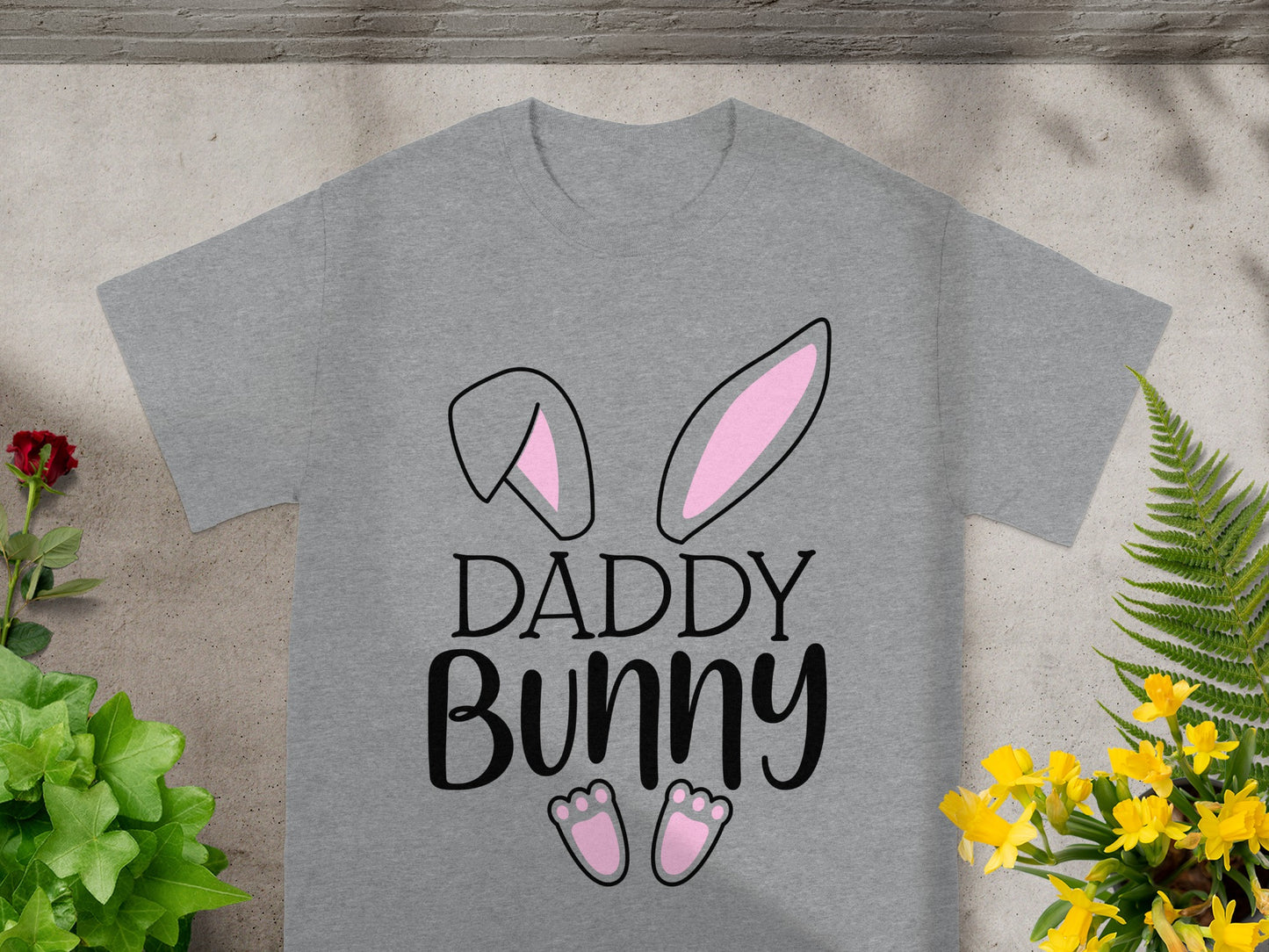 Daddy Bunny T-Shirt Fun Easter Themed Graphic Tee