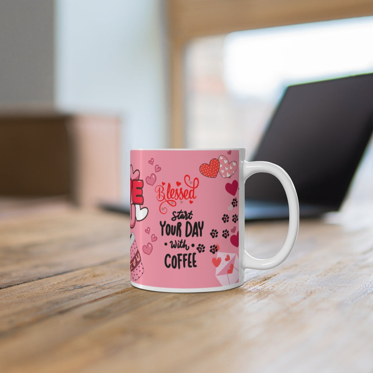 Blessed Start Your Day with Coffee Mug