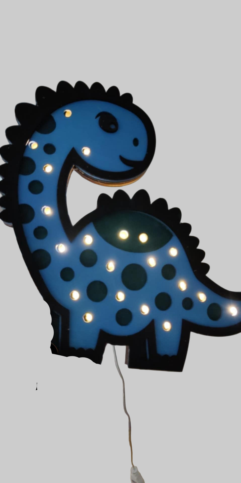 Children's Dinosaur Night Light 6 x 6 inches