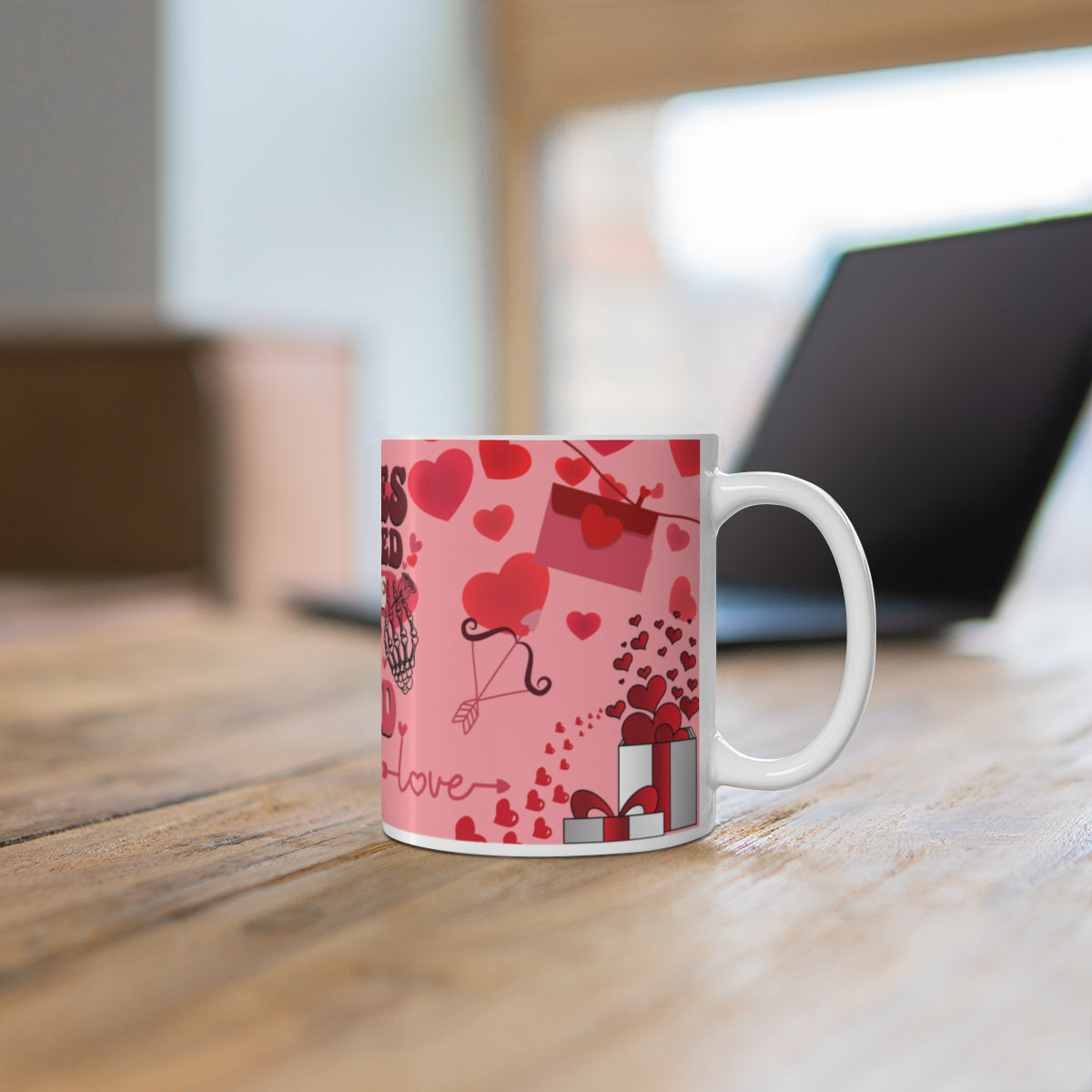 Pink Hearts and Gifts Valentine's Day Mug