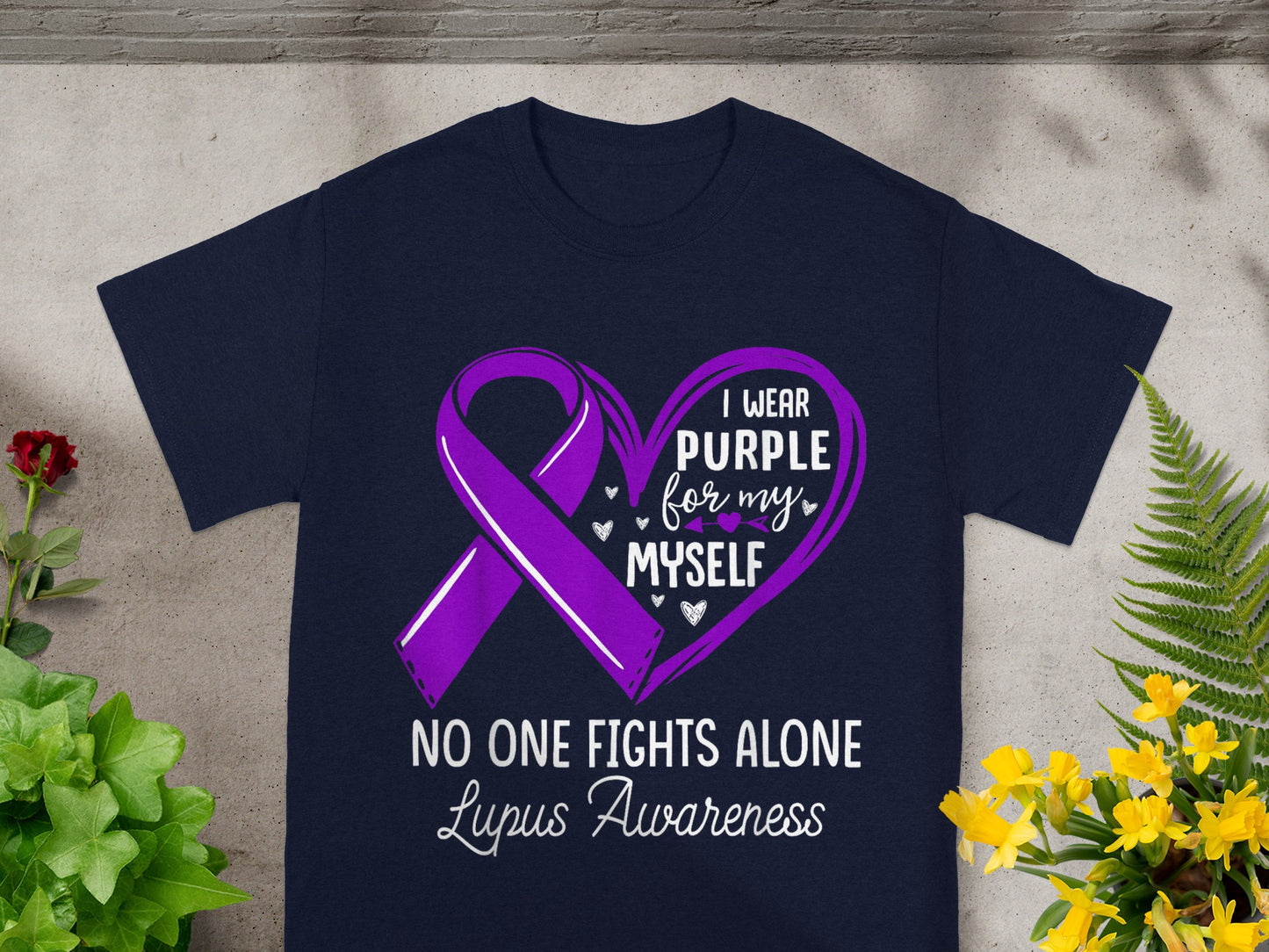 I Wear Purple for Myself Lupus Awareness T-shirt