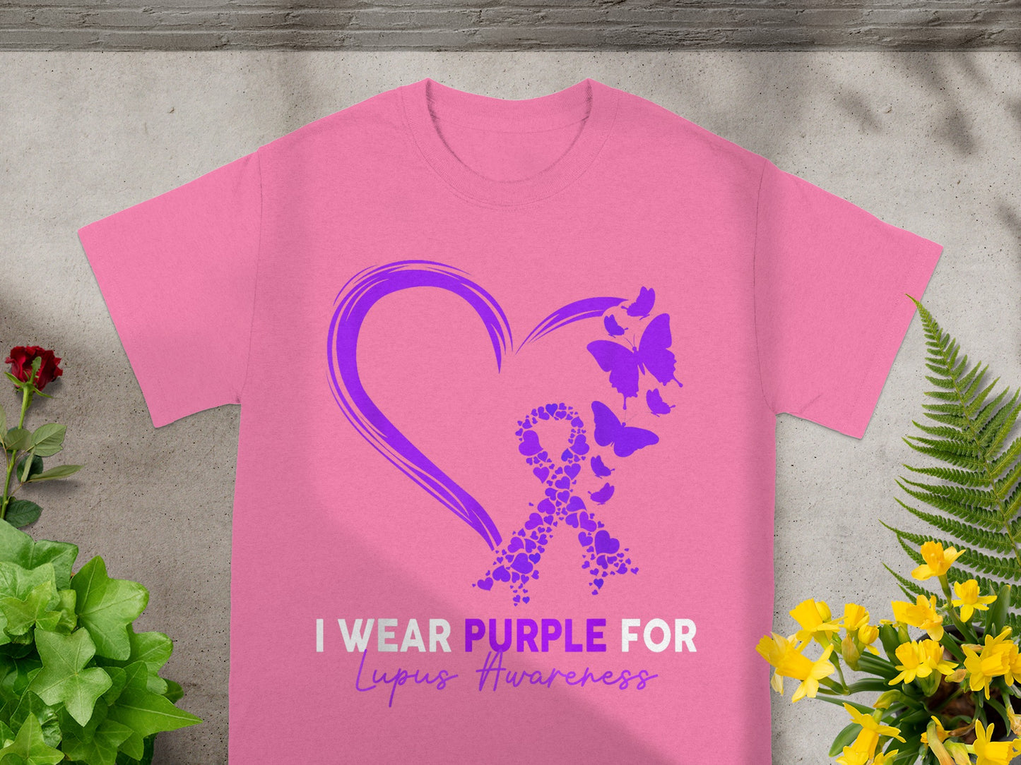 I Wear Purple For Lupus Awareness T-Shirt
