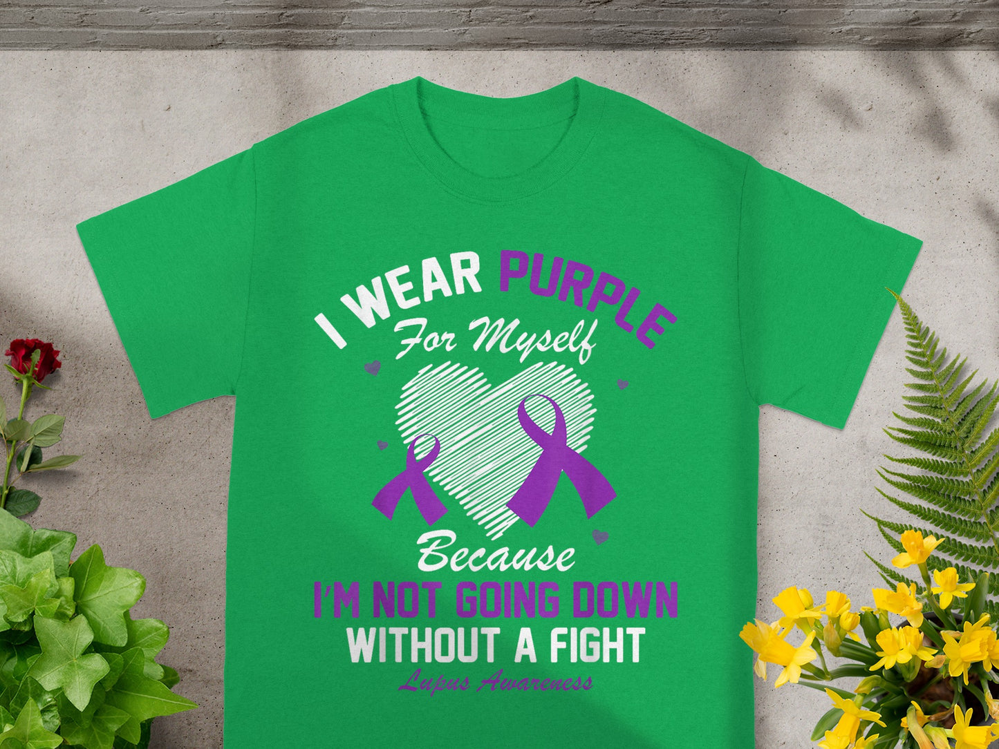 I Wear Purple For Myself Lupus Awareness T-Shirt