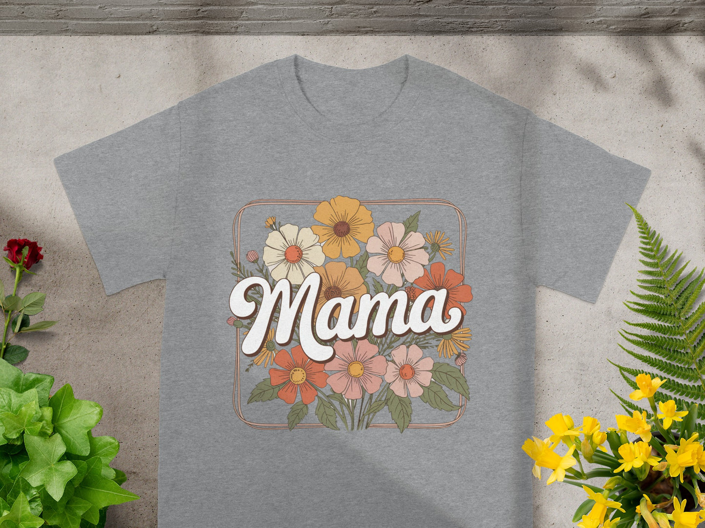Floral Mama Graphic Print for Mother's Day Apparel
