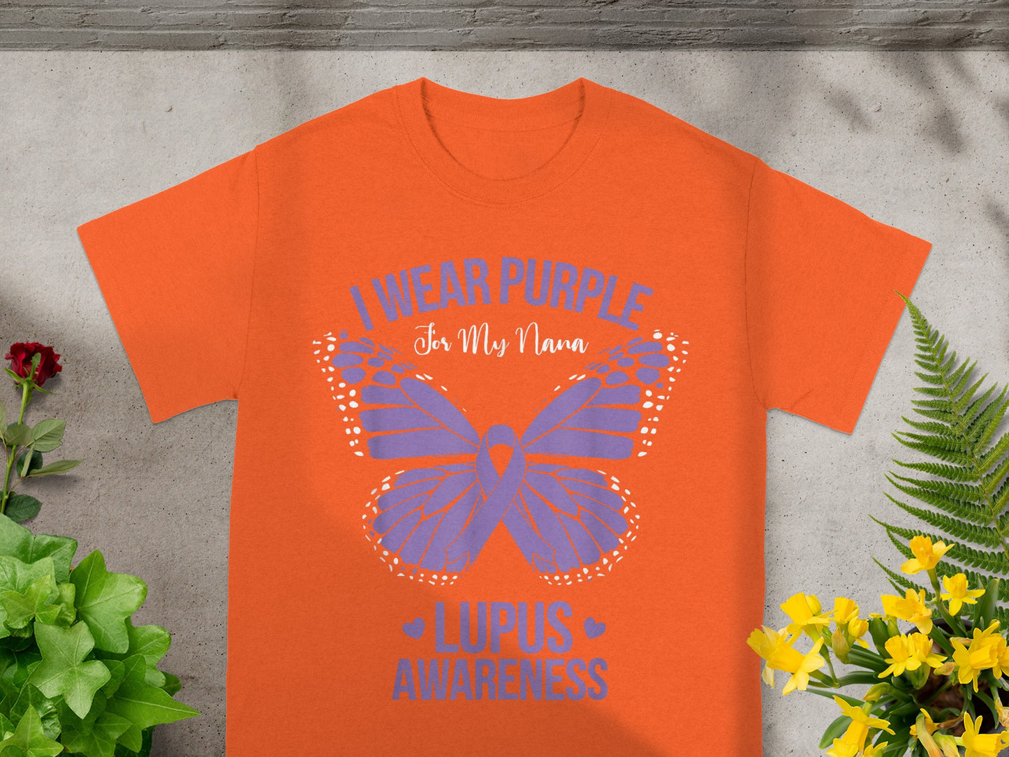 I Wear Purple For My Nana Lupus Awareness Shirt