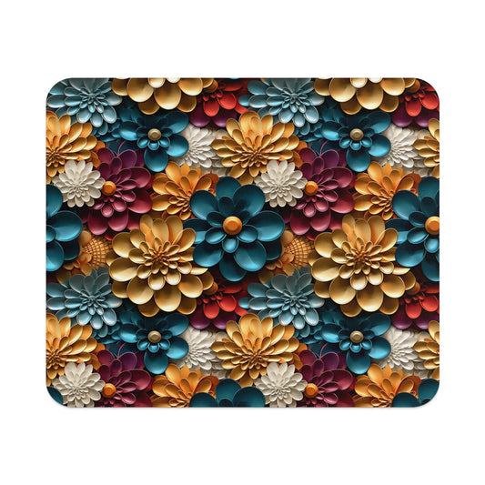 Colorful Floral Design with Multicolor Flower Patterns