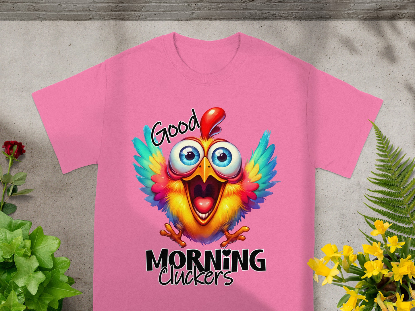 Good Morning Cluckers Colorful Chicken Product