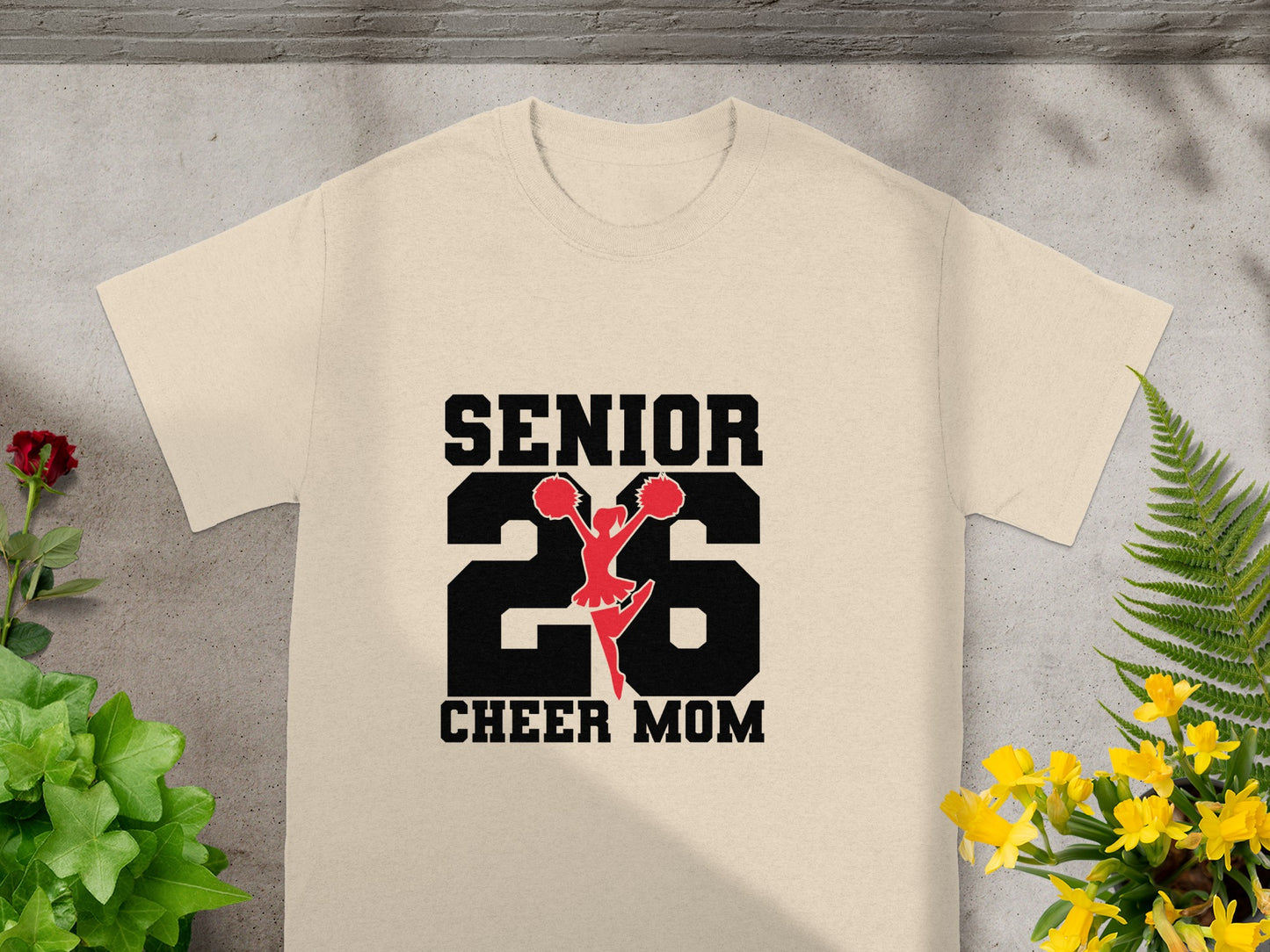 Senior 26 Cheer Mom T-shirt Perfect Gift for Cheer Moms