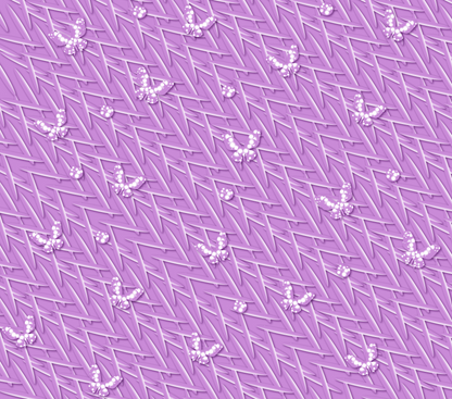 Tiny White Butterflies on light purple background tumbler