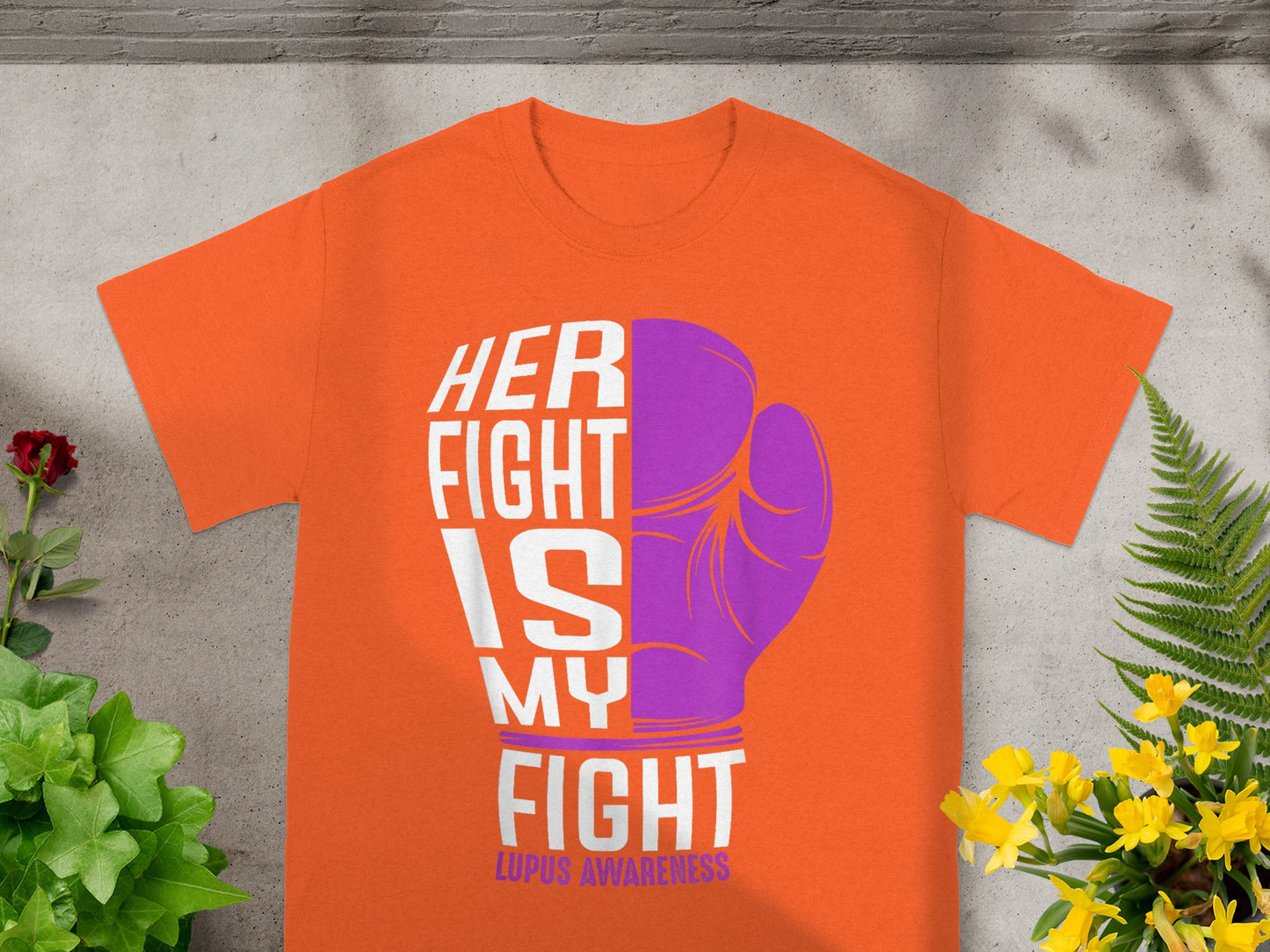 Her Fight Is My Fight Lupus Awareness Shirt