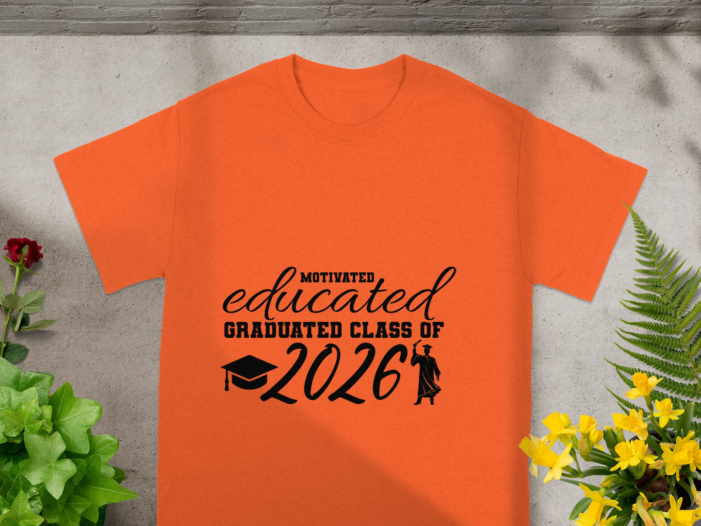Motivated Educated Graduated Class of 2026 T-shirt