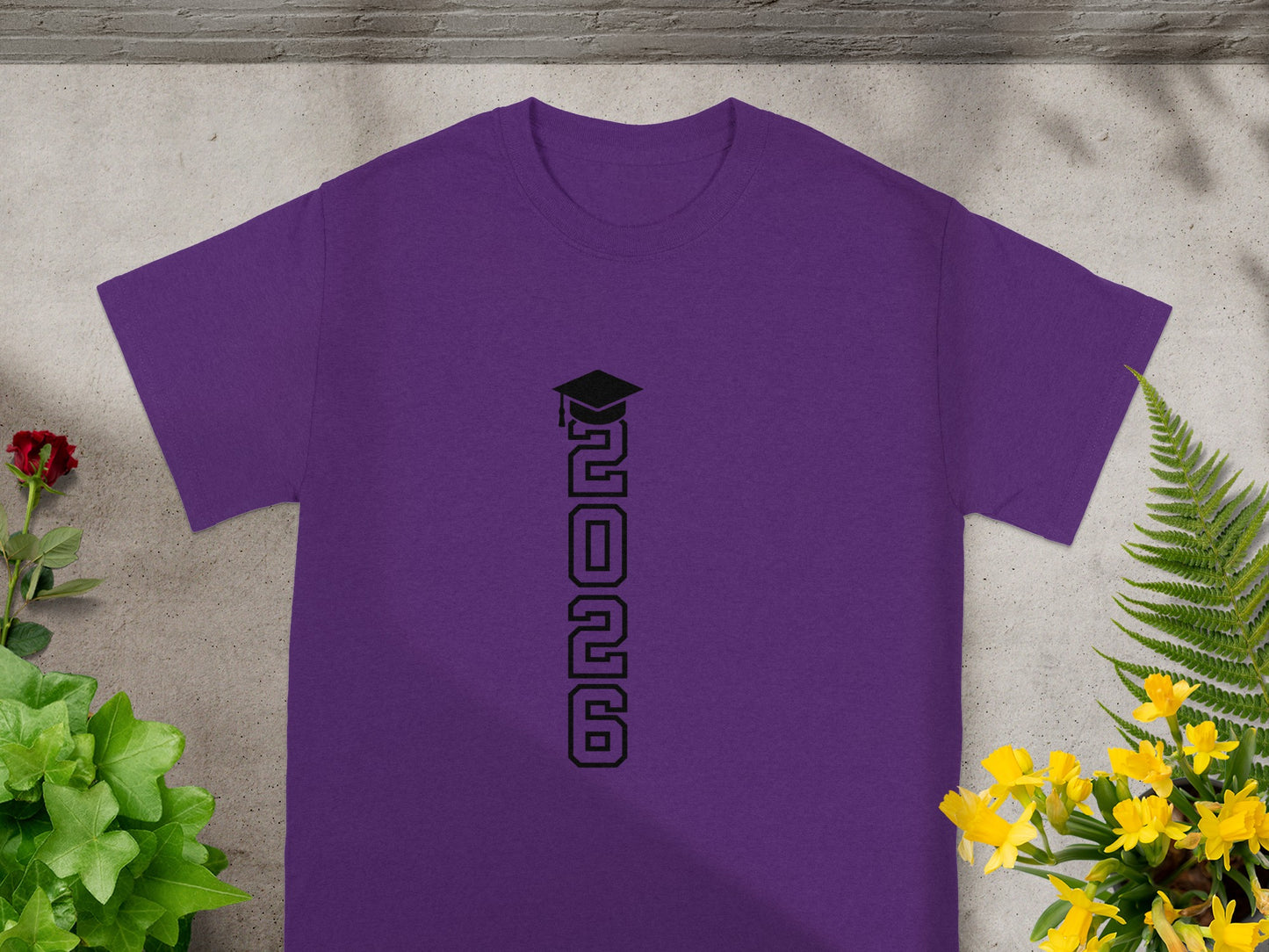 Graduation Class of 2026 Shirt with Cap Design