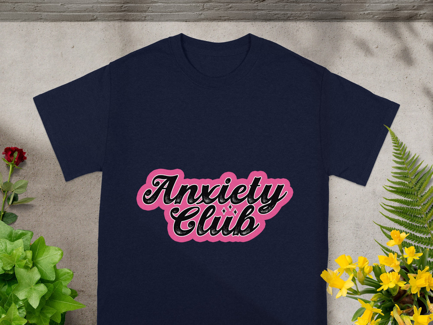 Anxiety Club Graphic Tee shirt