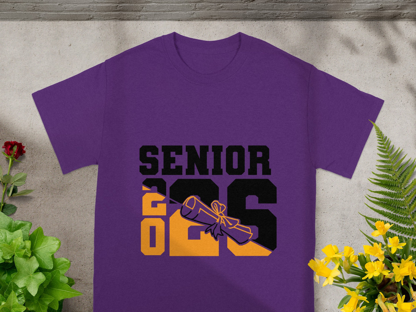 Senior 2026 Graduation Design Purple T-shirt