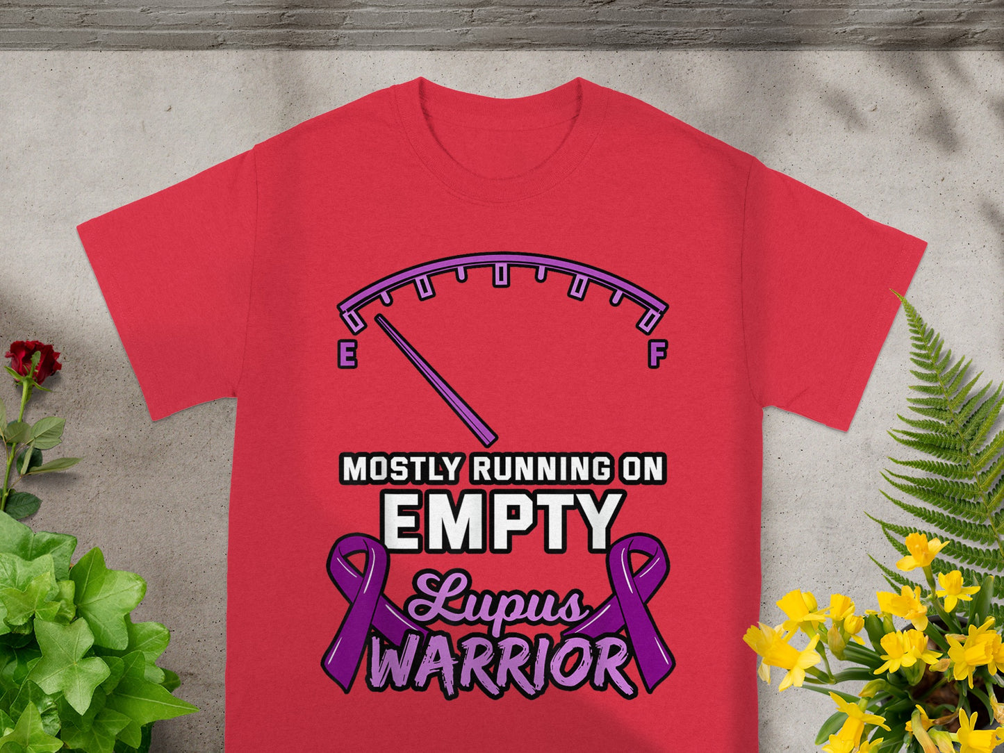 Mostly Running on Empty Lupus Warrior T-shirt