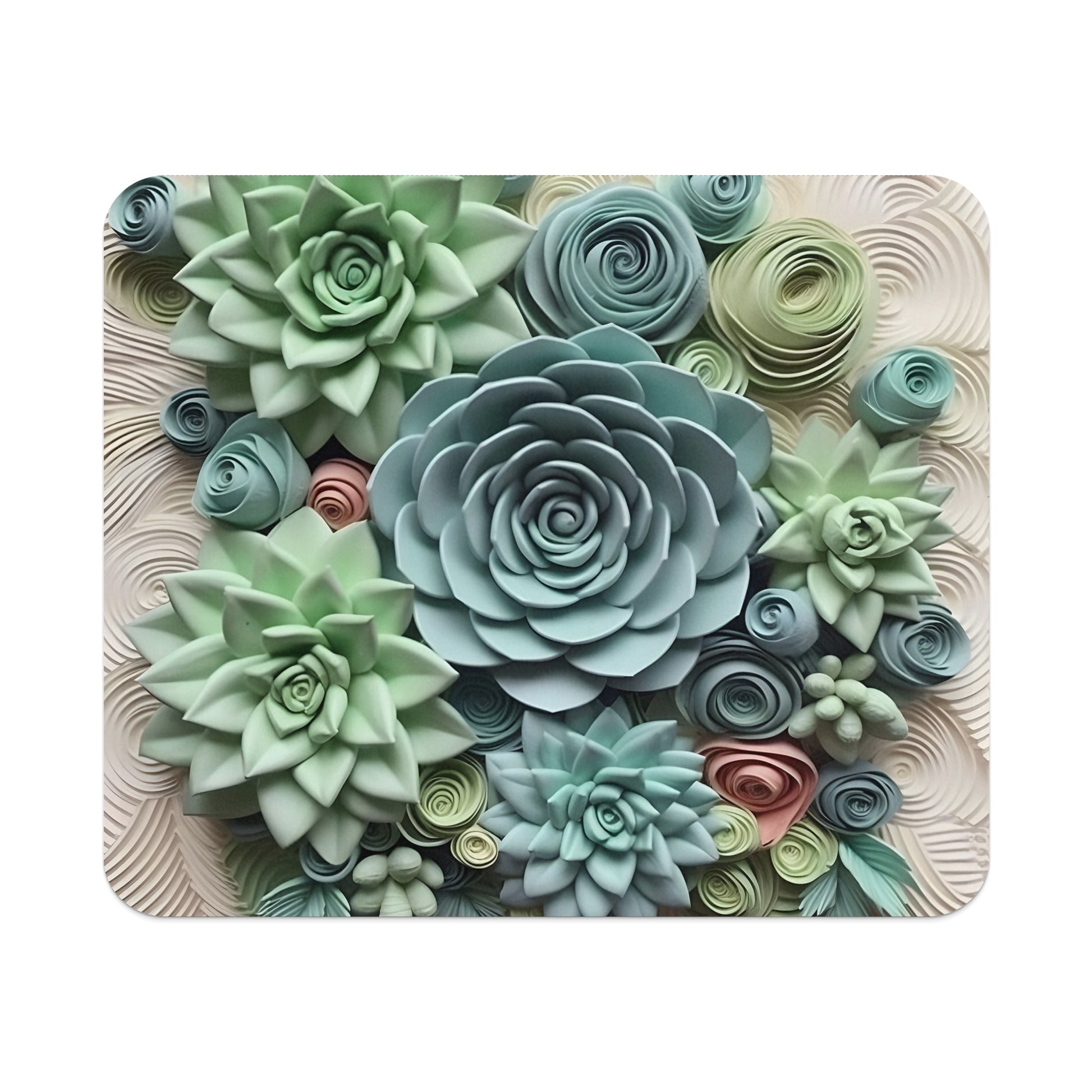 Intricate Succulent Floral Arrangement Art Print