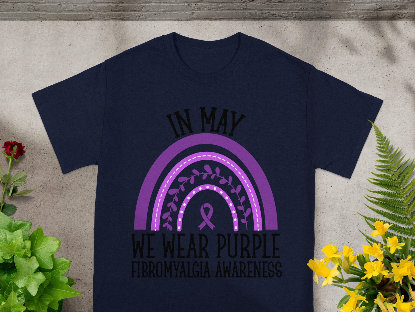 In May We Wear Purple Fibromyalgia Awareness Shirt