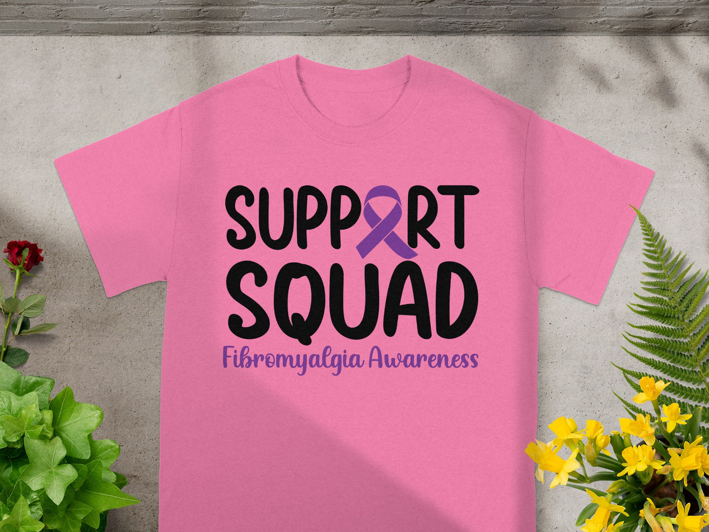 Support Squad Fibromyalgia Awareness T-Shirt