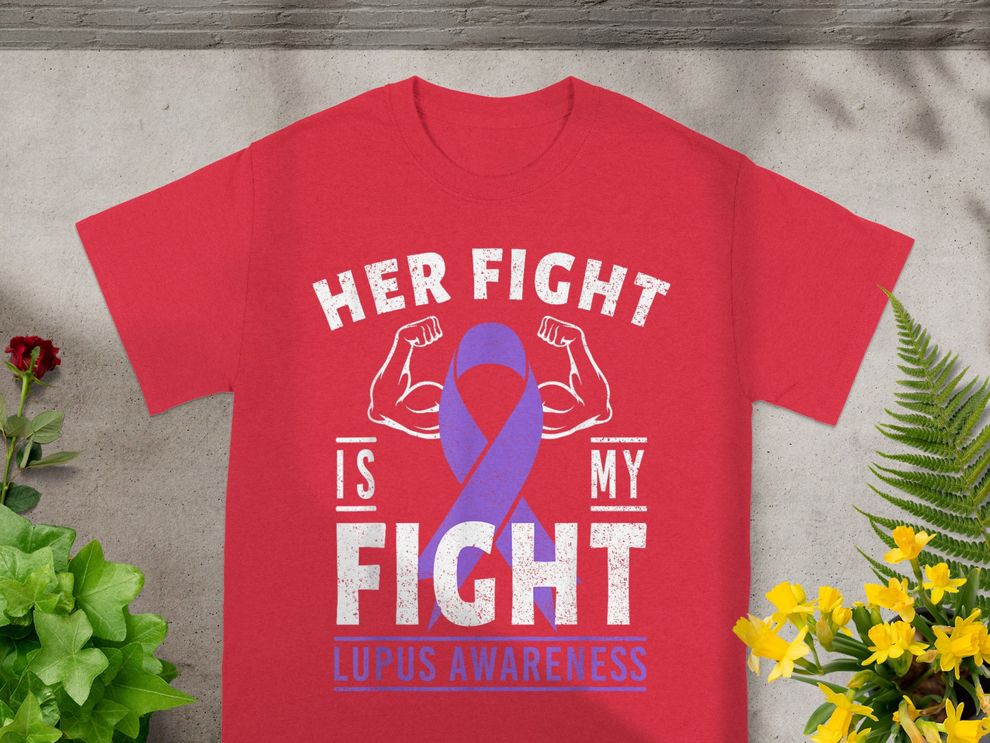 Her Fight Is My Fight Lupus Awareness T-shirt