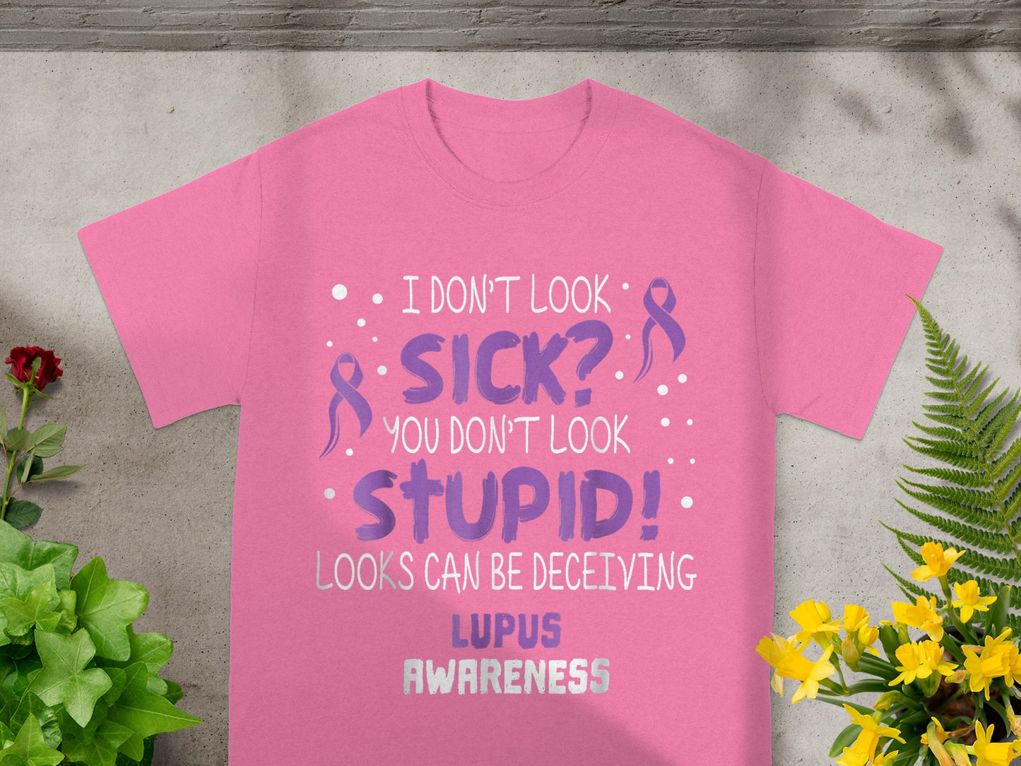 Looks Can Be Deceiving Lupus Awareness T-shirt