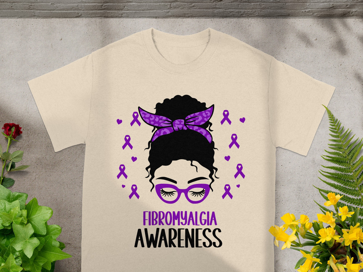 Fibromyalgia Awareness Graphic Tee for a Great Cause