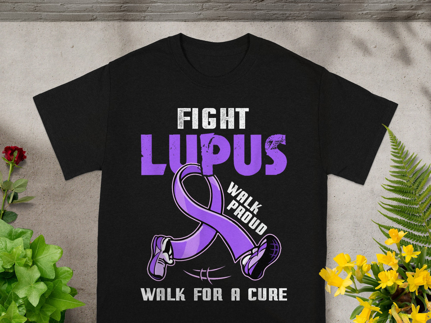 Fight Lupus Walk Proud Walk for a Cure T-shirt