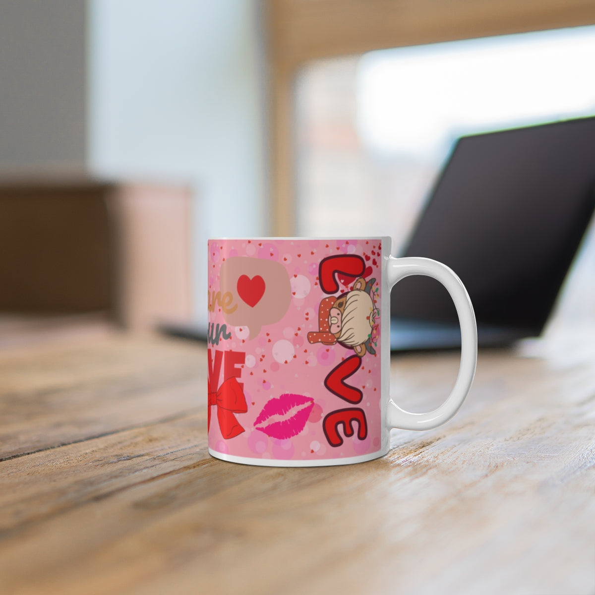 Cute Valentine's Love Graphics Themed Mug
