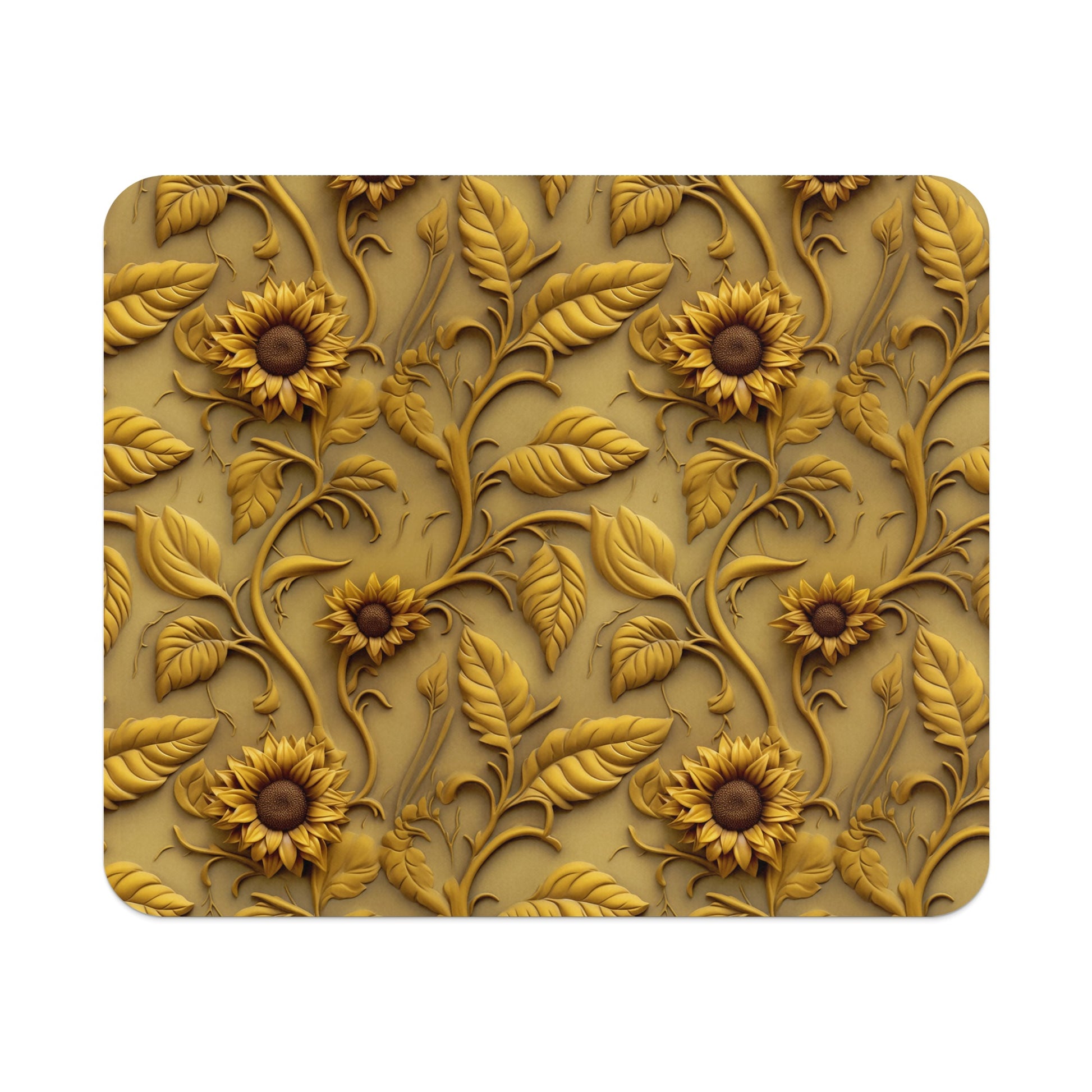 Sunflower Floral Pattern Decorative Mat Product