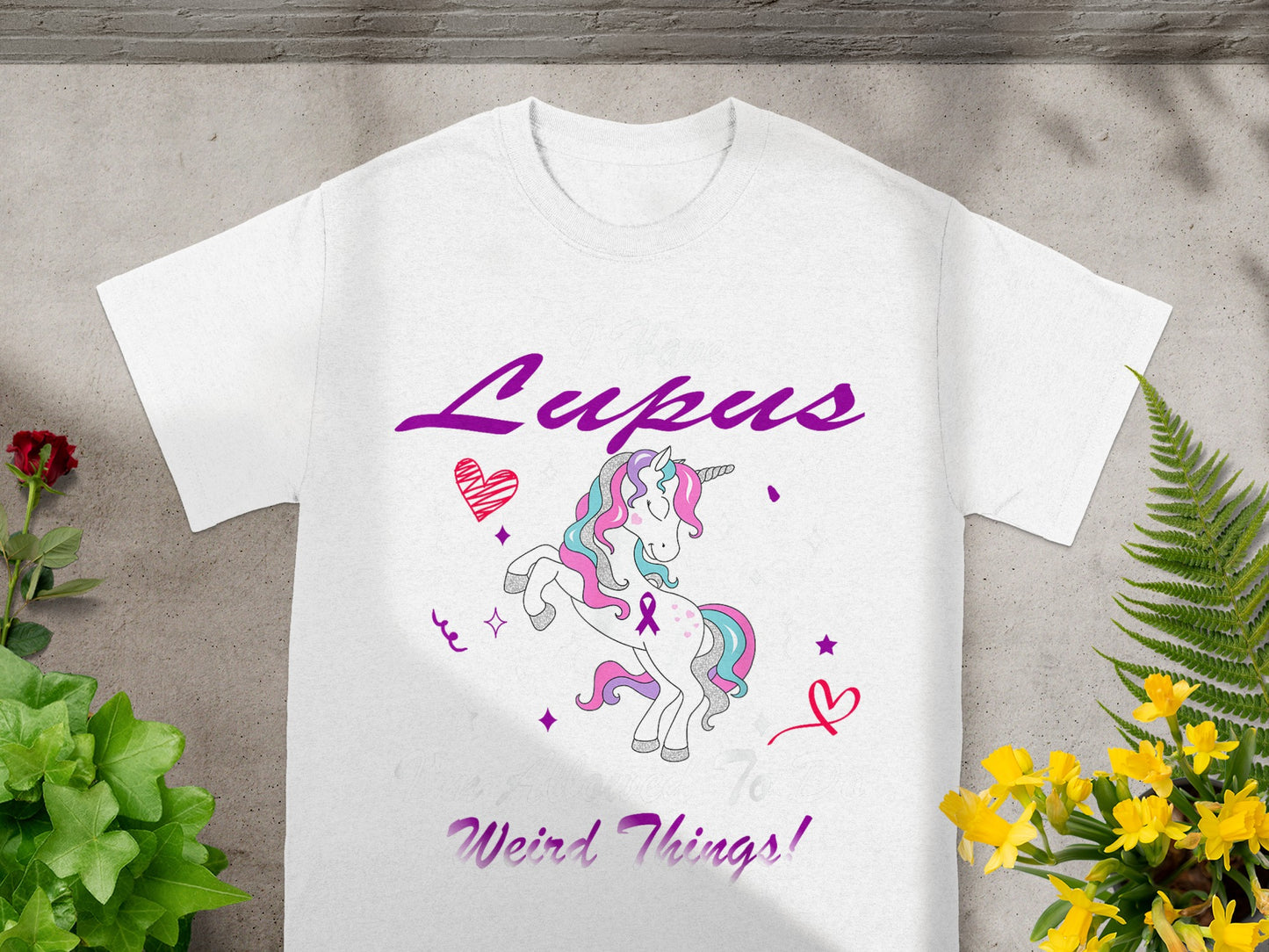 Lupus Weird Things Unicorn Graphic Tee Shirt Product