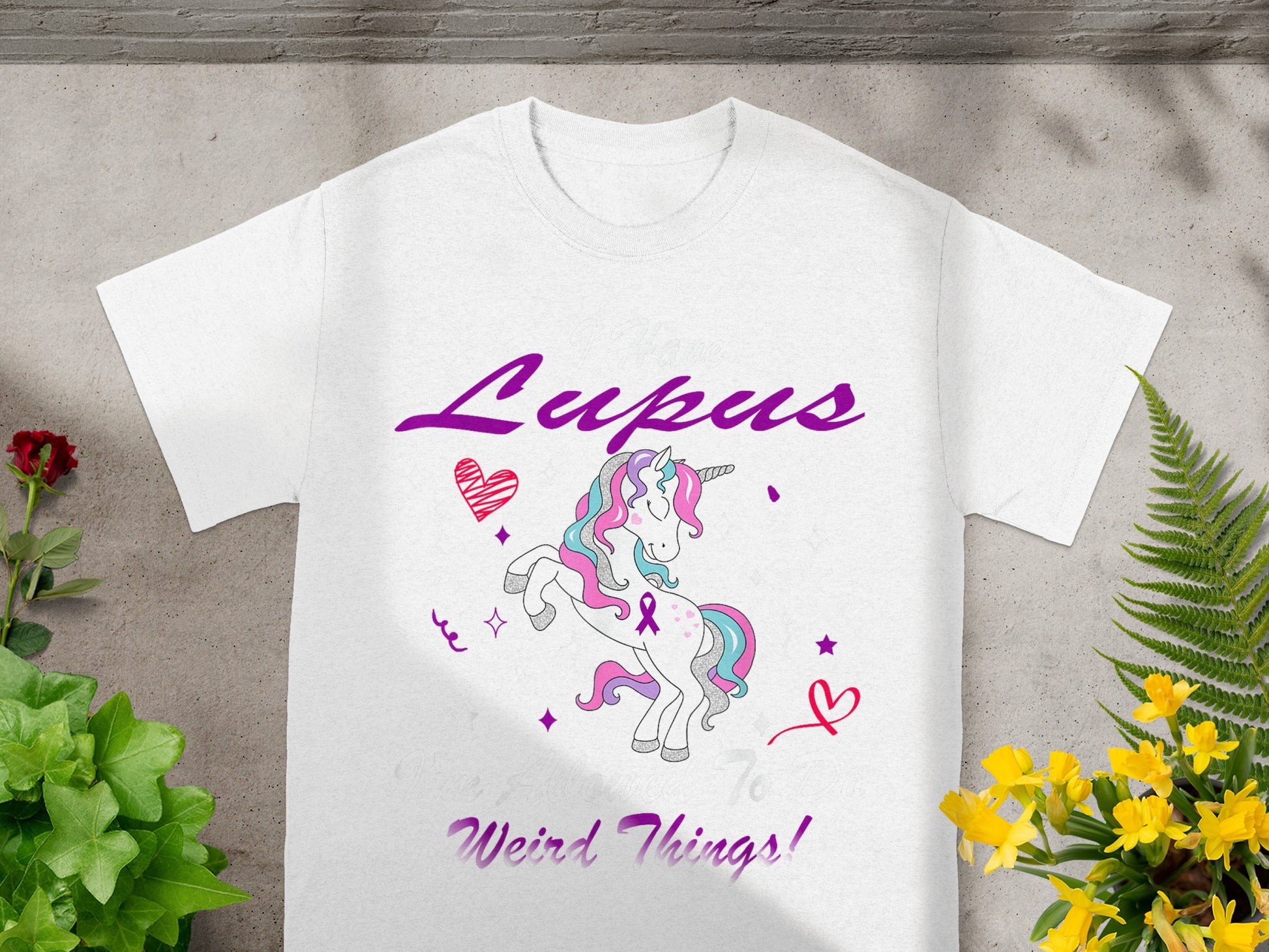 Lupus Weird Things Unicorn Graphic Tee Shirt Product