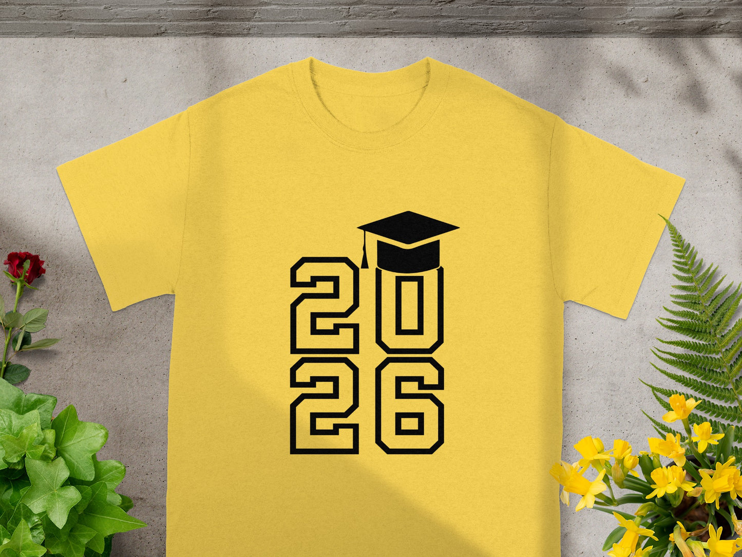 Graduation 2026 Yellow T-Shirt Perfect Grad Gift