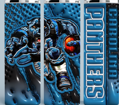 Carolina Panthers tumbler