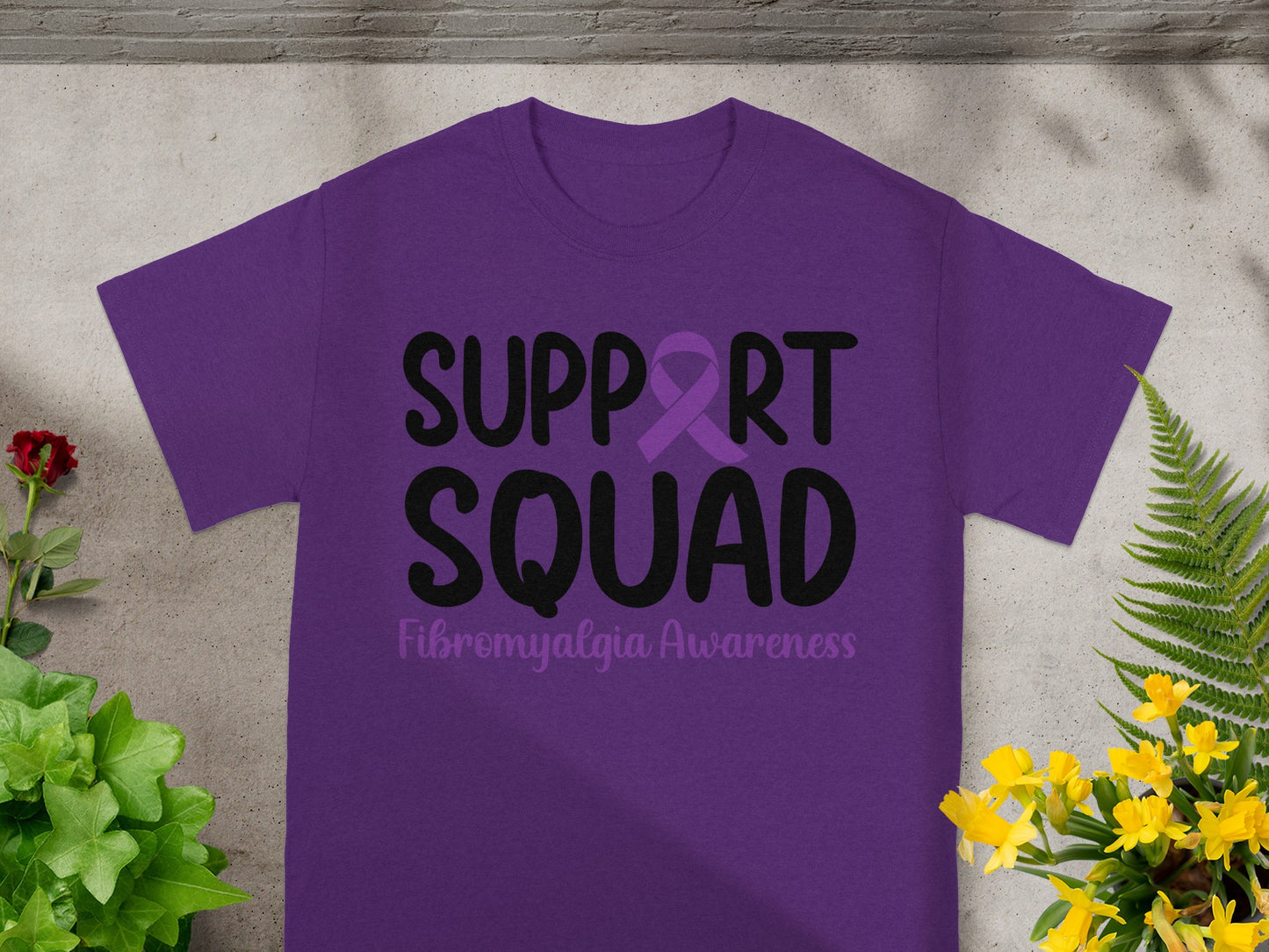 Support Squad Fibromyalgia Awareness T-shirt