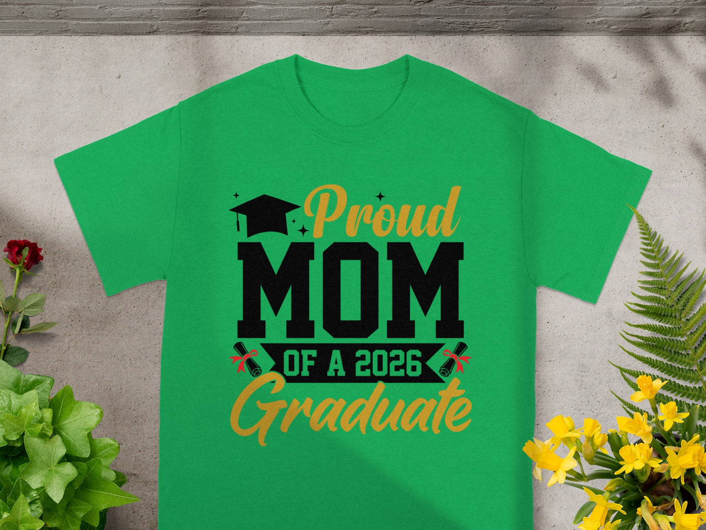Proud Mom Of A 2026 Graduate Shirt Graduation Gift