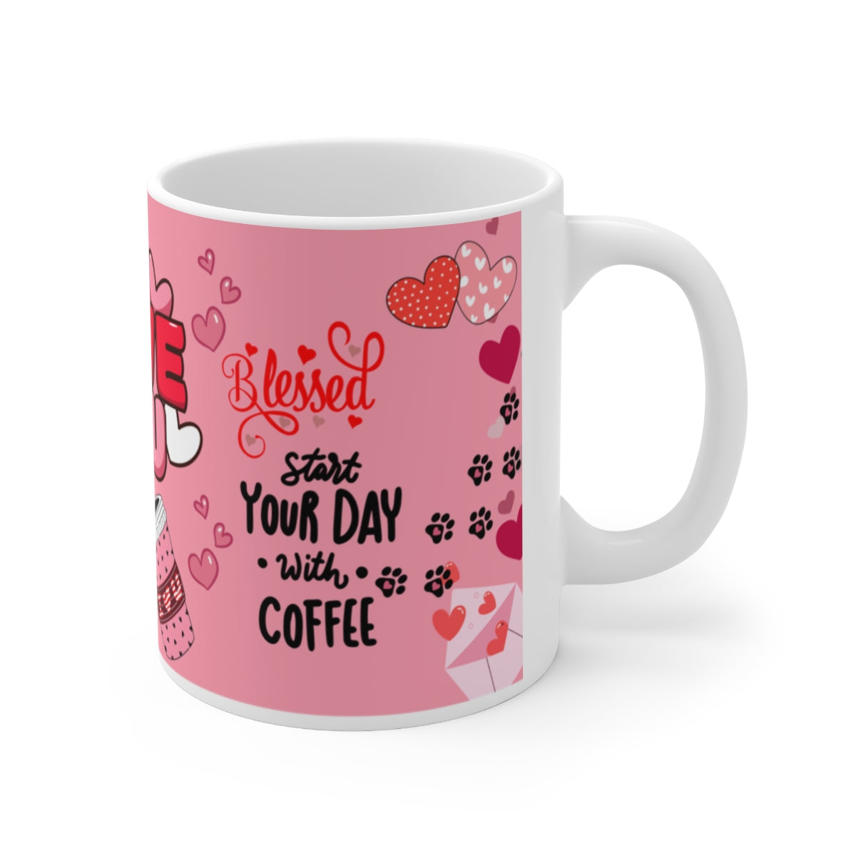 Blessed Start Your Day With Coffee Mug Gift Idea