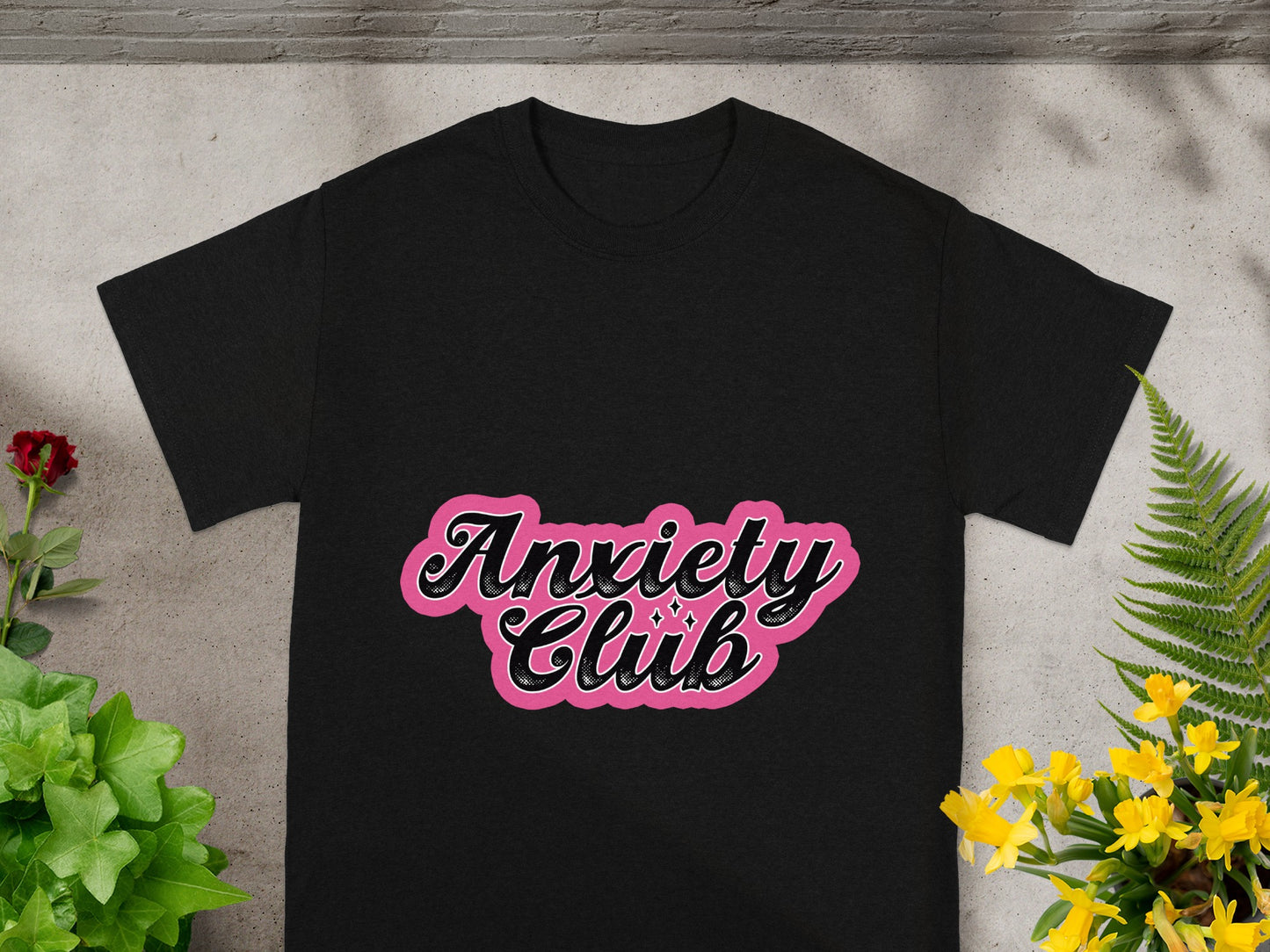Anxiety Club Graphic Tee for Comfortable Wear