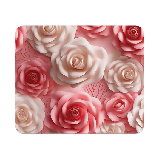 Elegant Floral Bouquet Design Mouse Pad