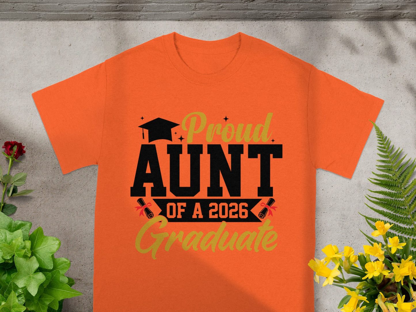 Proud Aunt of a 2026 Graduate T-shirt