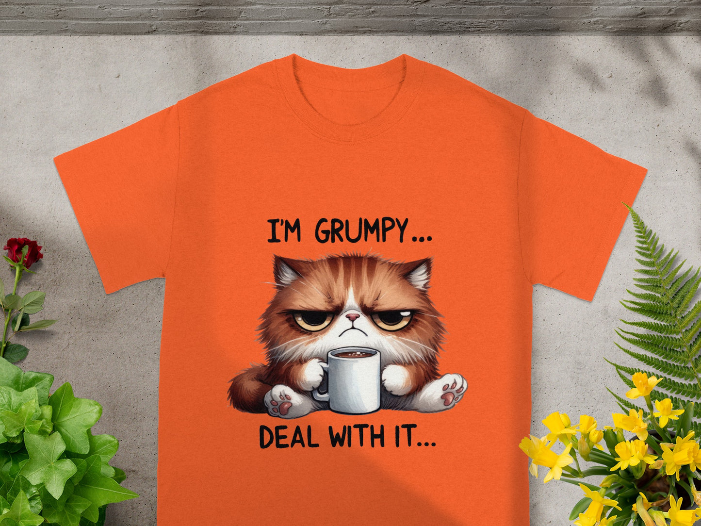 I'm Grumpy Deal With It Cat Shirt