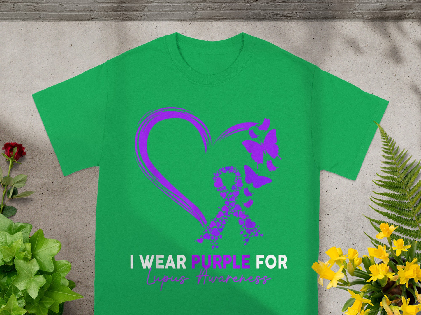 I Wear Purple For Lupus Awareness T-Shirt