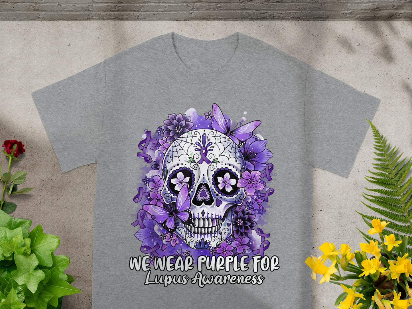 We Wear Purple For Lupus Awareness Graphic T-shirt