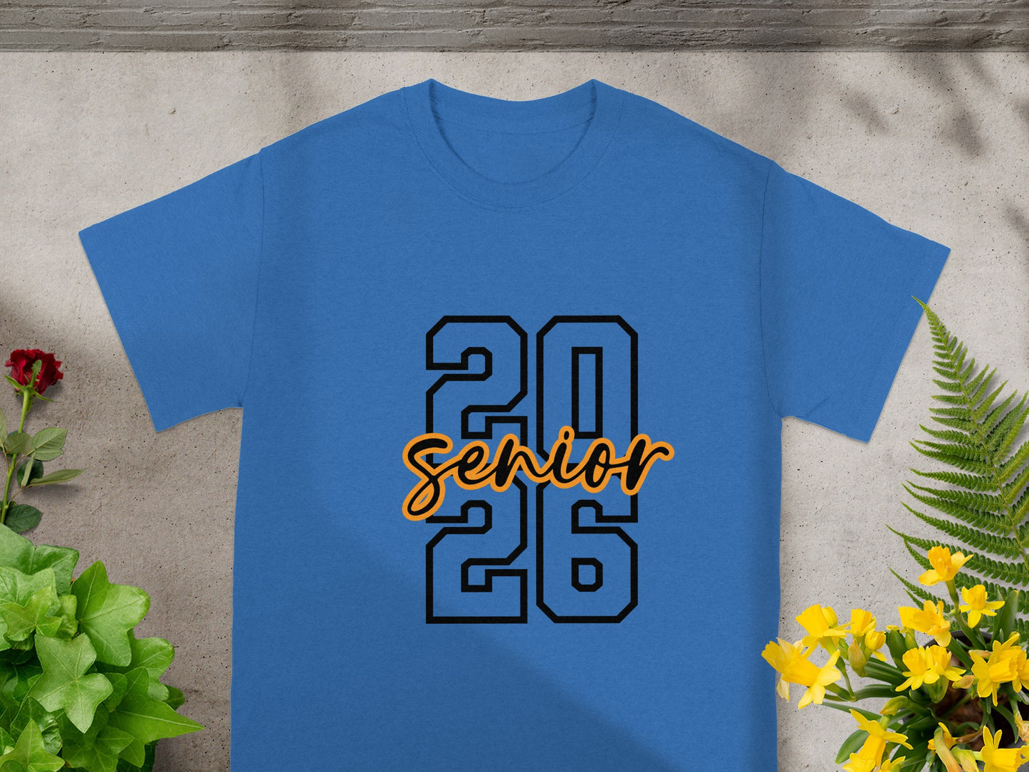 2026 Senior Year Blue T-Shirt Perfect For Graduation